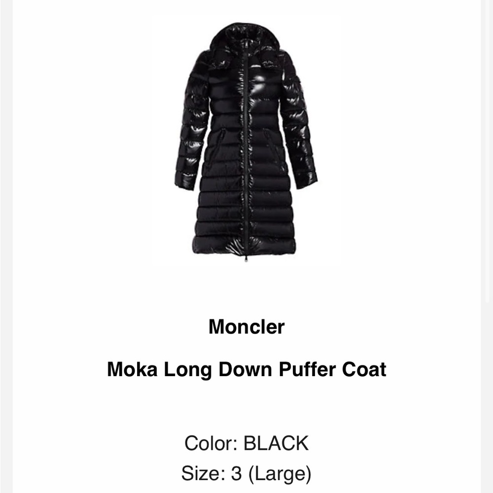 Moncler Puffer Coat Size 3, 100% authentic